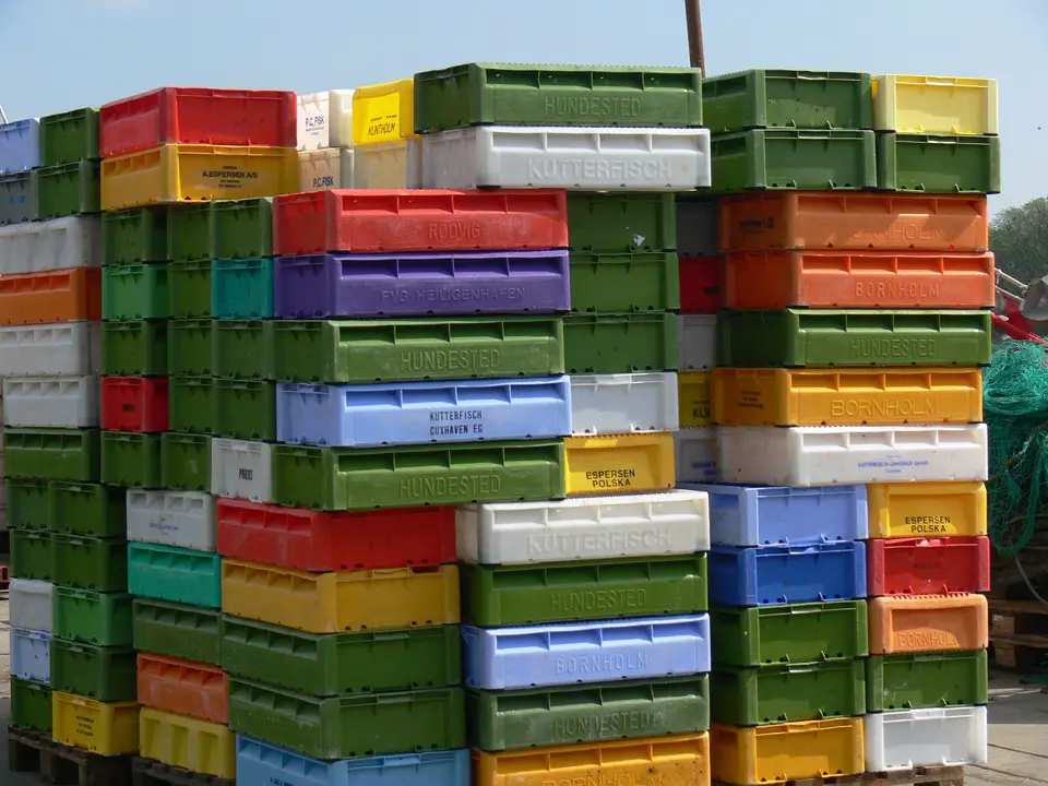 plastic crates